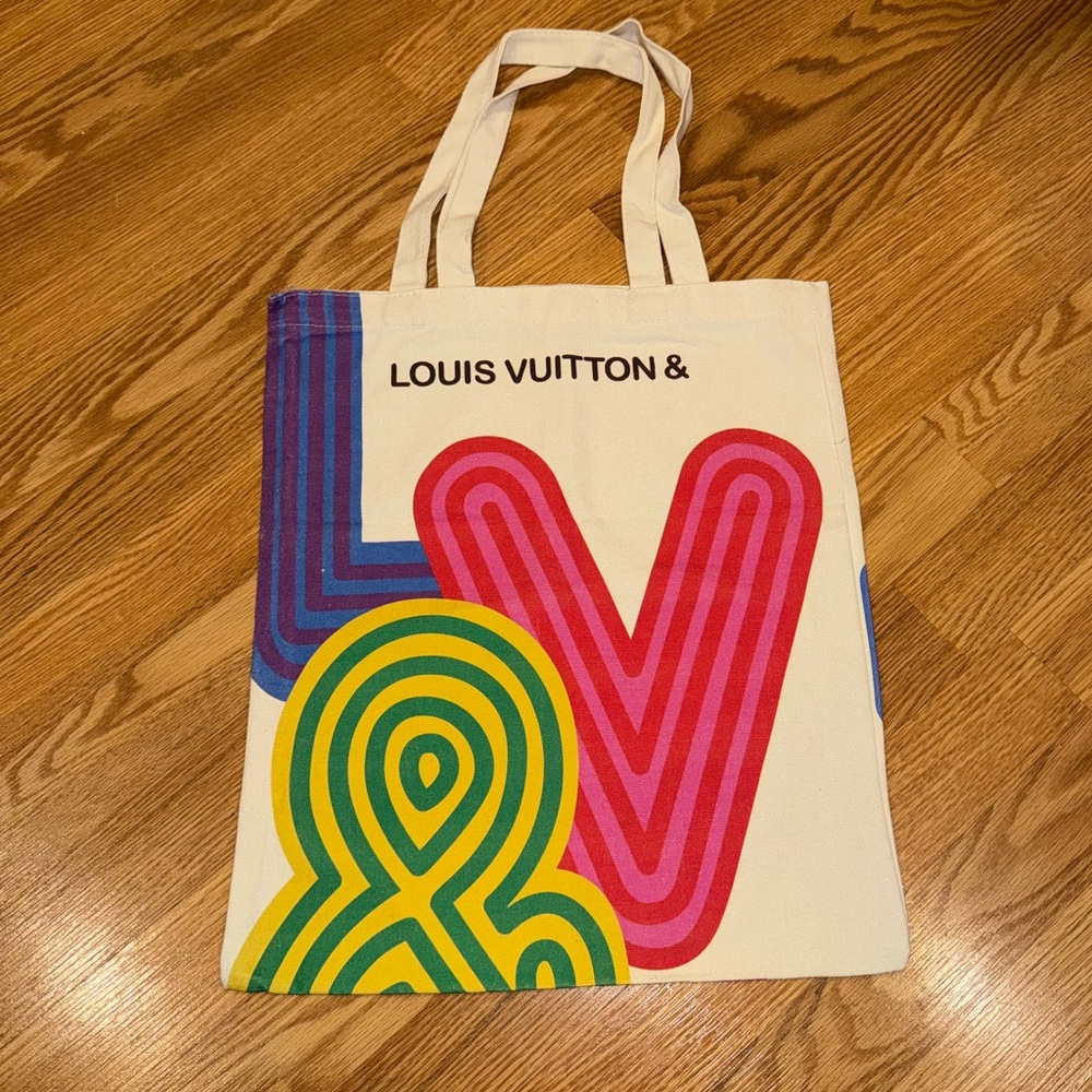 Louis Vuitton & Exhibition Multicolor Canvas‎ Tote Bag